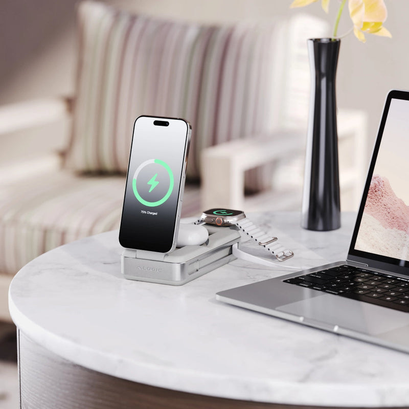 ALOGIC Roam 21000mAh Qi2 100W USB-C Laptop Charging 6-in-1 Power Bank