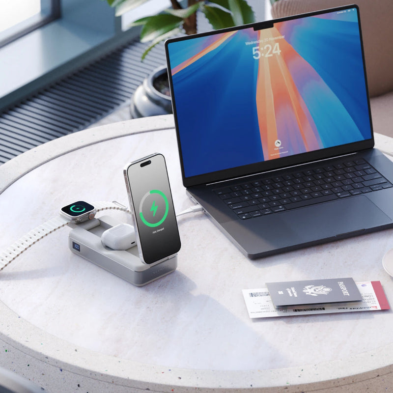 ALOGIC Roam 21000mAh Qi2 100W USB-C Laptop Charging 6-in-1 Power Bank