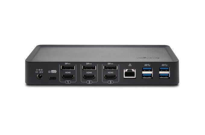 KENSINGTON SD4900P USB-C/USB -A DOCK, TRIPLE 4K, HDMI(3), DP(3), USBC(2), LAN, SD, 3YR - SD4900P