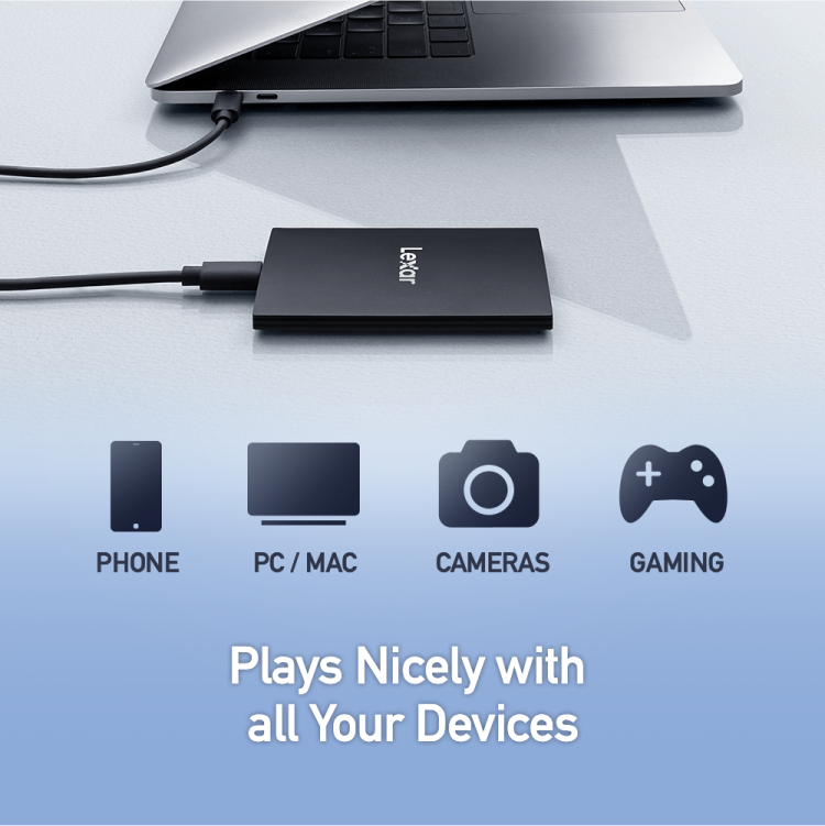 Lexar SL500 Portable SSD 1TB USB 3.2 Gen 2x2 2000MB/s 1800MB/s External SSD
