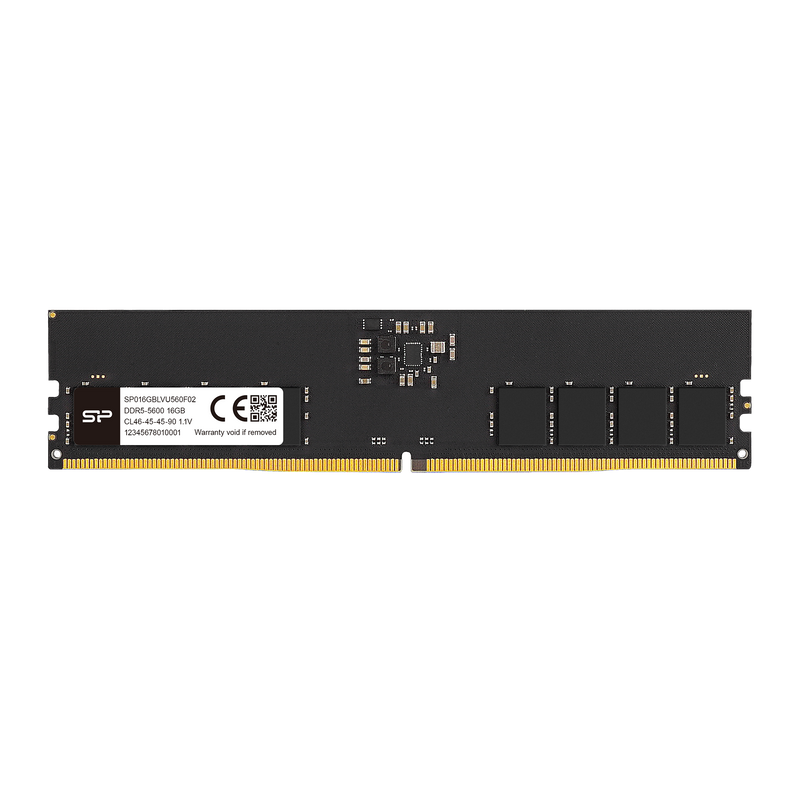 Silicon Power 32GB DDR5 5600MHz CL46 UDIMM RAM Kit 2x16GB Desktop Memory