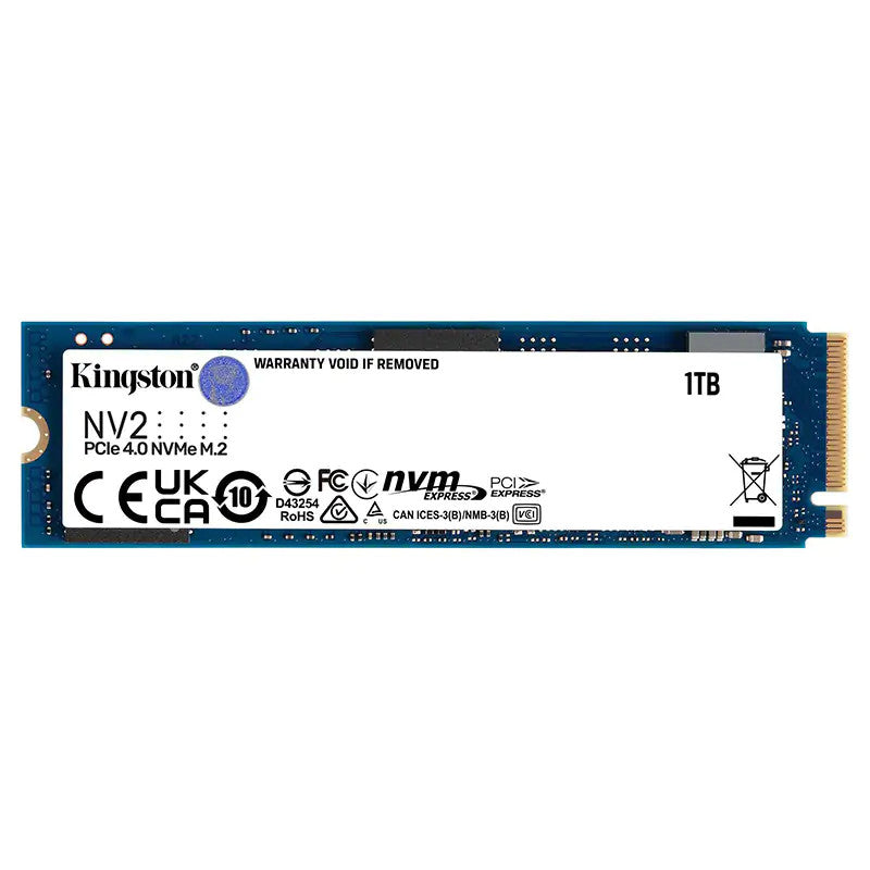 Kingston Nv2 1TB M.2 NVMe PCIe 4.0 SSD - 3500MB/s, SNV2S/1000G