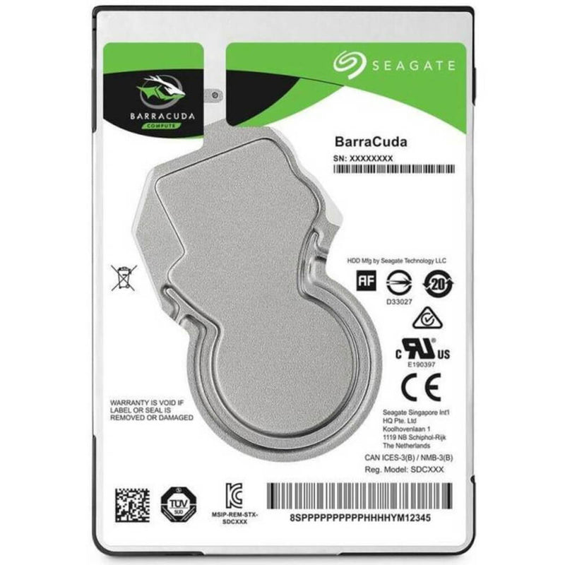 SEAGATE BARRACUDA INTERNAL 2.5" SATA DRIVE, 1TB, 6GB/S, 5400RPM, 2YR WTY - ST1000LM048