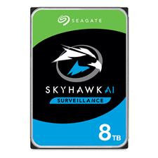 SEAGATE SKYHAWK SURVEILLANCE AI INTERNAL 3.5" SATA DRIVE, 8TB, 6GB/S, 7200RPM, 3YR WTY - ST8000VE001