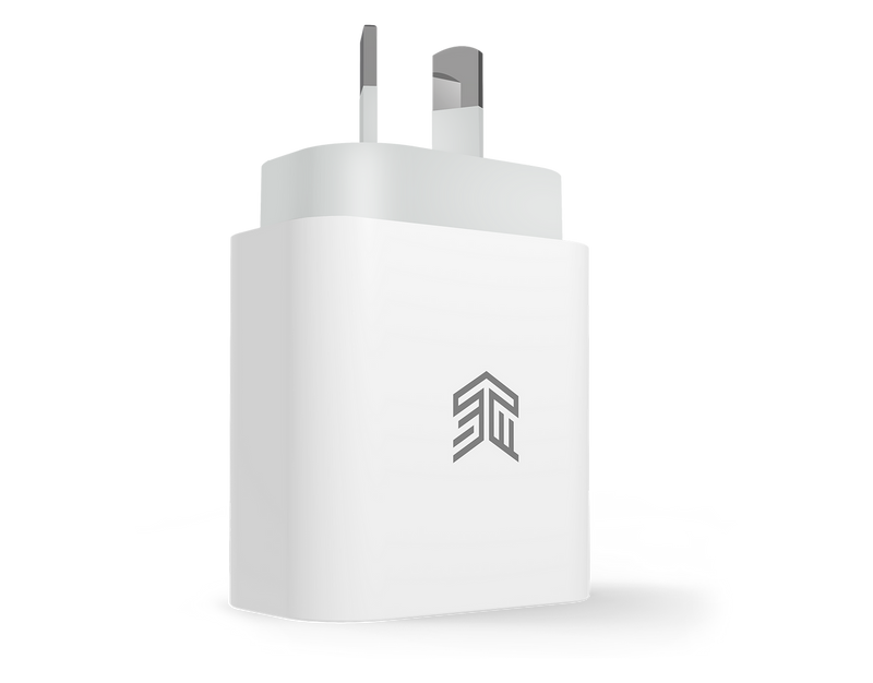 STM 20W USB-C POWER ADAPTER PLUG WHITE - STM-931-318Z-01DD