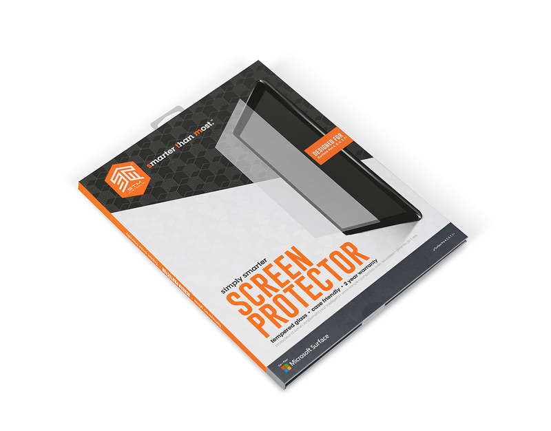 STM GLASS SCREEN PROTECTOR (SURFACE PRO X/PRO 8/ PRO 9) - CLEAR - STM-233-282MZ-01