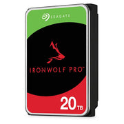 SEAGATE IRONWOLF NAS PRO INTERNAL 3.5" SATA DRIVE, 20TB, 6GB/S, 7200RPM, 5YR WTY