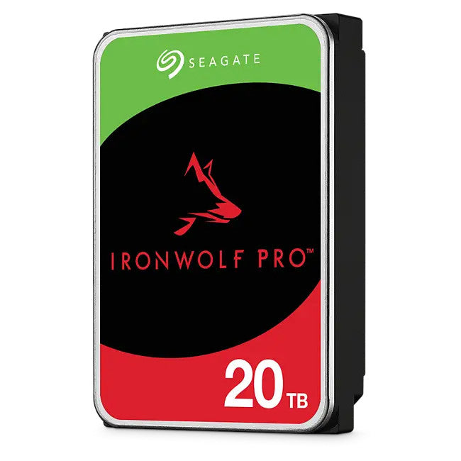SEAGATE IRONWOLF NAS PRO INTERNAL 3.5" SATA DRIVE, 20TB, 6GB/S, 7200RPM, 5YR WTY