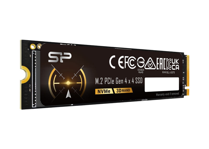 Silicon Power US75 1TB PCIe 4.0 NVMe M.2 SSD 7400MB/s 6500MB/s 5YR