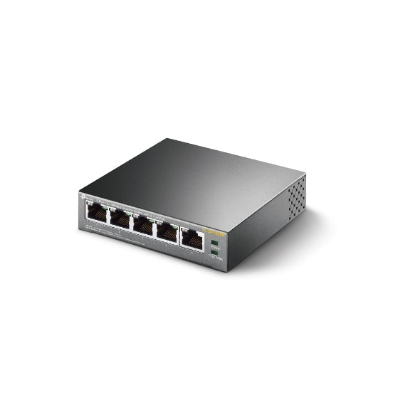 TP-Link TL-SF1005P 5-Port 10/100Mbps Desktop Switch with 4-Port PoE 67W IEEE 802.3af compliant 1Gbps Switching