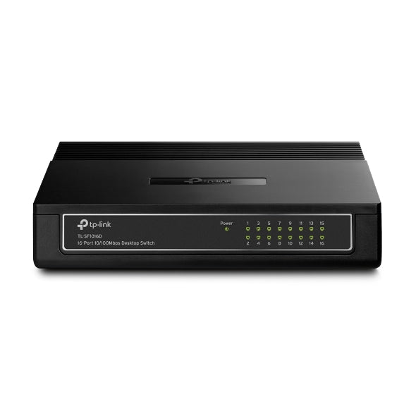 TP-Link TL-SF1016D 16 Port 10/100Mbps Desktop Switch Auto MDI MDIX Plug Play