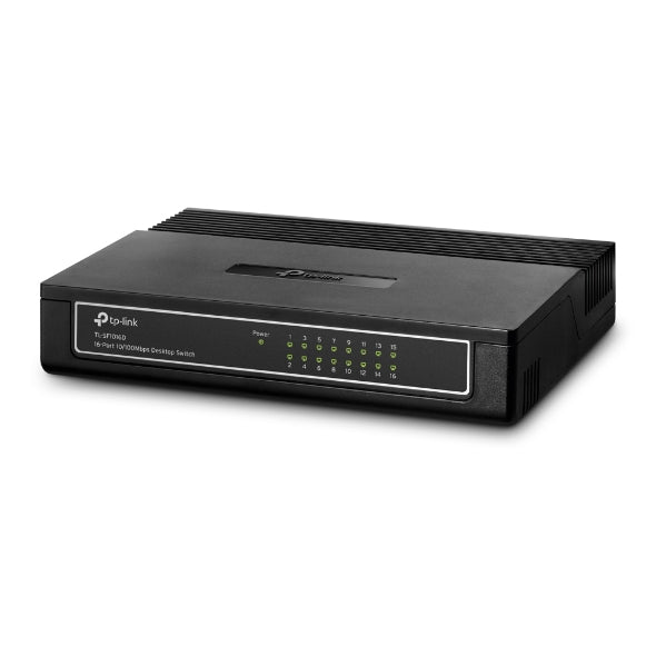 TP-Link TL-SF1016D 16 Port 10/100Mbps Desktop Switch Auto MDI MDIX Plug Play