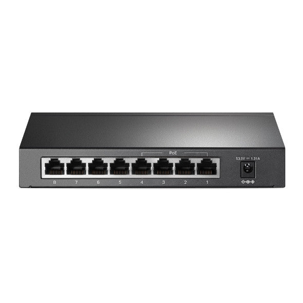 TP-LINK TL-SG1008P, 8-PORT GIGABIT POE SWITCH, INCLUDING 4 POE PORTS, STEEL CASE, 3 YEARS