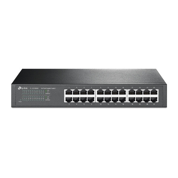 TP-LINK TL-SG1024D, 24-PORT GIGABIT DESKTOP/RACKMOUNT SWITCH, 3 YEARS