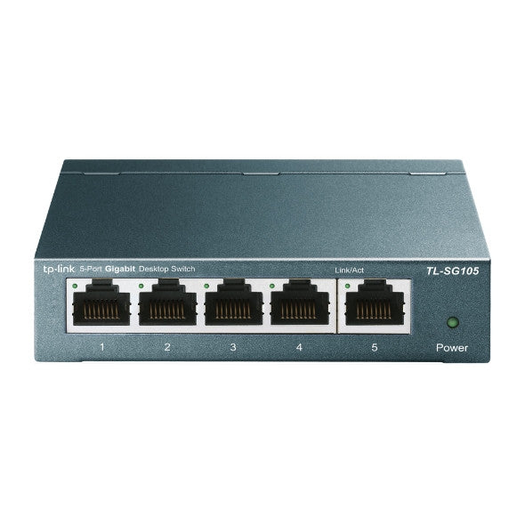 TP-LINK TL-SG105, SG105 5 PORT SWITCH DESKTOP, GIGABIT PLUG & PLAY, 3 YEARS