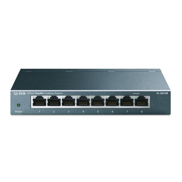 TP-LINK TL-SG108, 8-PORT DESKTOP GIGABIT SWITCH, 3 YEARS