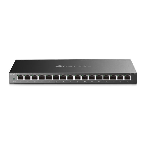 TP-Link TL-SG116E 16-Port Gigabit Easy Smart Switch 32Gbps Fanless Desktop Mount