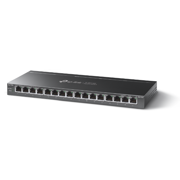 TP-LINK TL-SG116P, JETSTREAM DESKTOP SWITCH, 16XGBE POE+ PORT, 120W, 5 YEAR WARRANTY