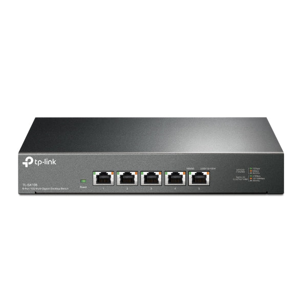 TP-Link 10G Switch TL-SX105 5 Port 10GbE Desktop Switch 100Gbps Capacity