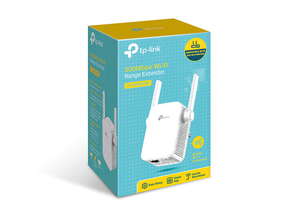 TP-LINK 300MBPS UNIVERSAL WALLPLUG Wi-FI RANGE EXTENDER, ANT(2), 3YR WTY - TL-WA855RE