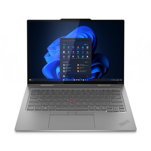Front view of the ThinkPad 2IN1 G10 Aura Edition Notebook.