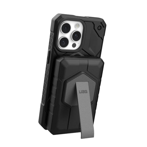 UAG Rugged Wireless PowerBank 10k mAh Stand - Black Grey (9B4411114030)20W USB-C 10W Wireless MagSafe compatible Charge up to 2 devices