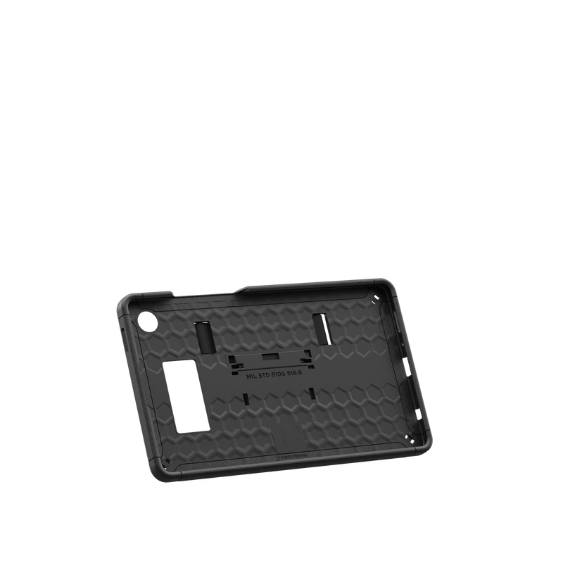 Galaxy Tab A11 8.7in Rugged Case with Kickstand Hand Strap Black