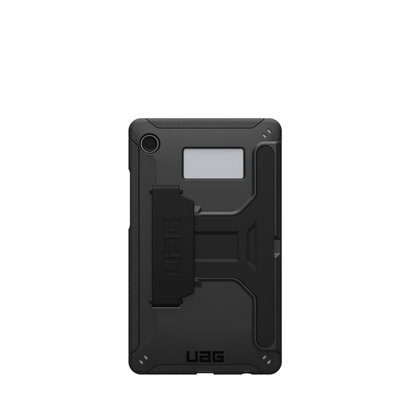Galaxy Tab A11 8.7in Rugged Case with Kickstand Hand Strap Black