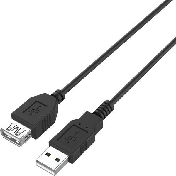 COMSOL 2m USB 2.0 Extension Cable A Male to A Female 480Mbps Data Transfer