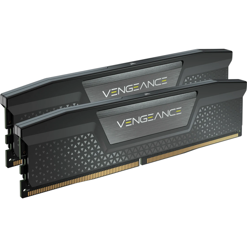 Two Vengeance RAM modules on a white background