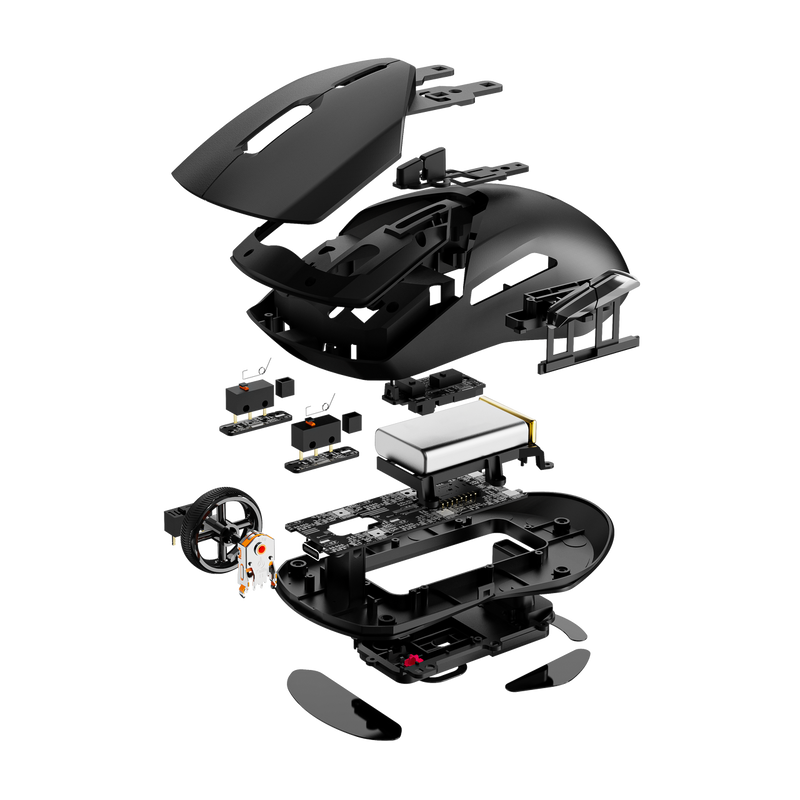 RAPOO VT9PRO Wired/Wireless Gaming Mouse -Black - VT9PRO BLACK