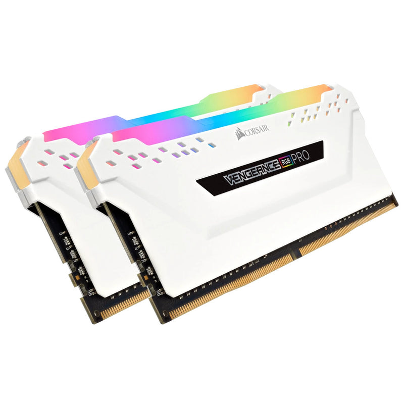 Corsair Vengeance RGB PRO 16GB (2x8GB) DDR4 3600MHz C18 White Desktop Gaming Memory Intel XMP2.0 AMD Ryzen