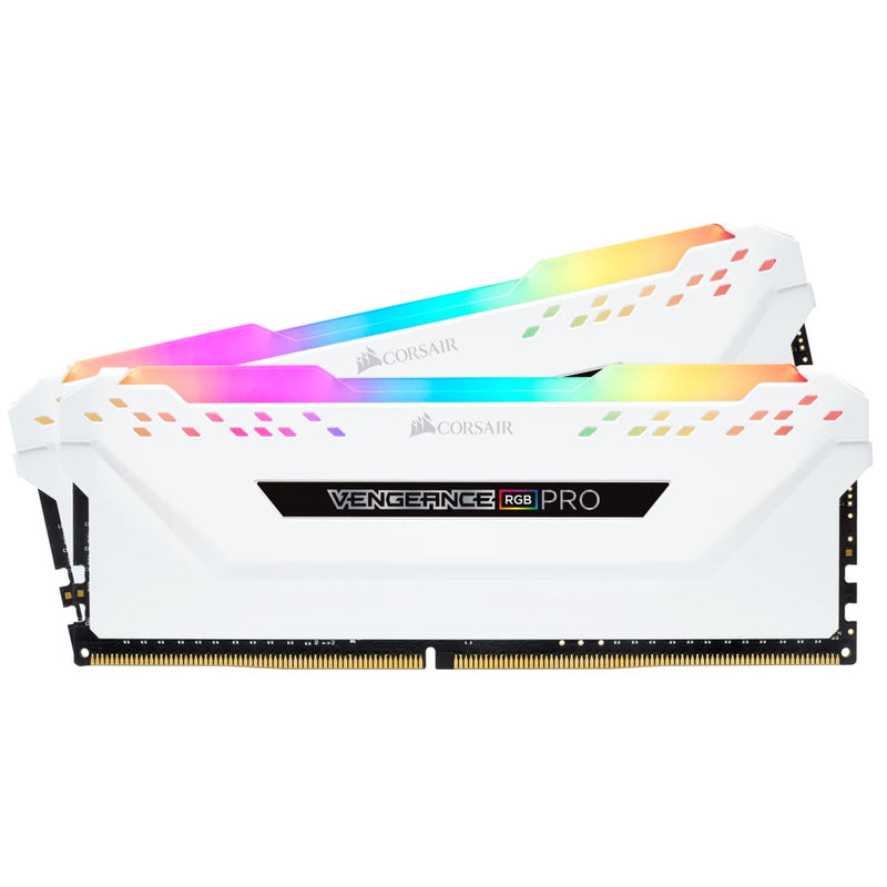 Corsair Vengeance RGB PRO 16GB (2x8GB) DDR4 3600MHz C18 White Desktop Gaming Memory Intel XMP2.0 AMD Ryzen