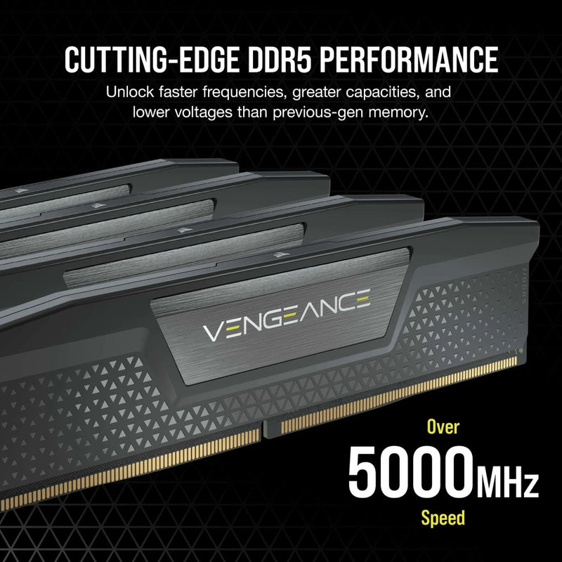 Corsair Vengeance 64GB (2x32GB) DDR5 UDIMM 5200MHz C40