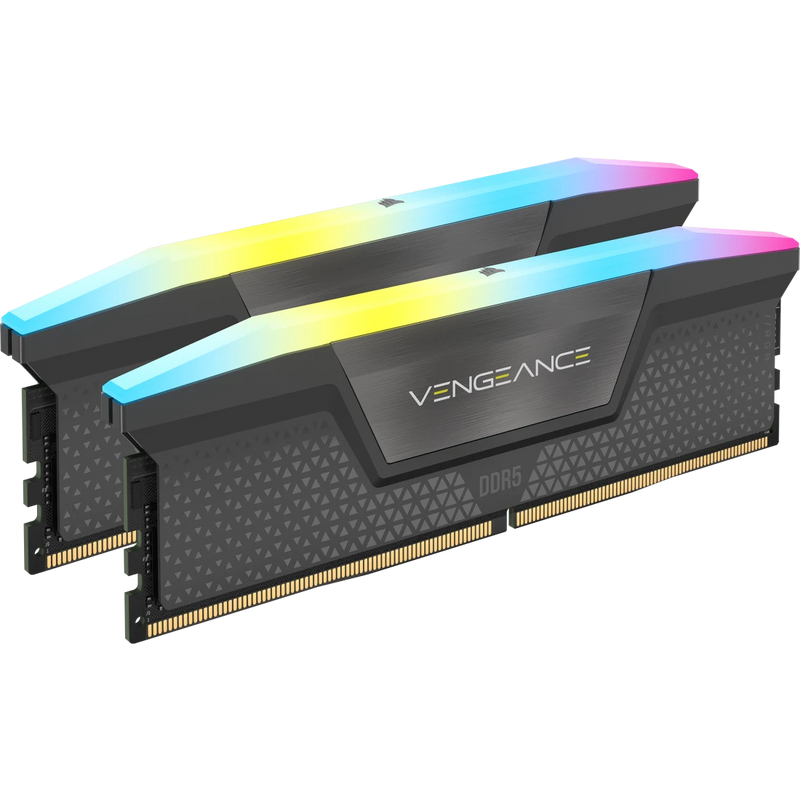 Corsair VENGEANCE RGB 32GB DDR5 6000MT/s CL38 AMD EXPO Intel XMP Memory Kit