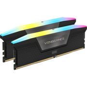 Two Vengeance RAM modules with RGB lighting on a white background