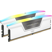 Two Vengeance RAM modules with RGB lighting on a white background