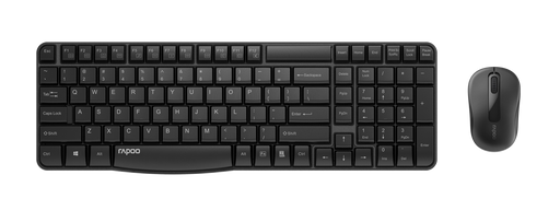 RAPOO X1800S 2.4GHz Wireless Optical Keyboard Mouse Combo Black