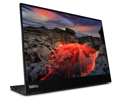 Lenovo ThinkVision M14-2 14in Touch 2K Portable Monitor USB-C Pen Height Adjustable