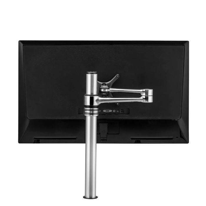 ATDEC SINGLE MONITOR DESK MOUNT, UP TO 8KG, VESA 75x75 , 100x100, BLACK, 10 YR WTY - AF-AT-B