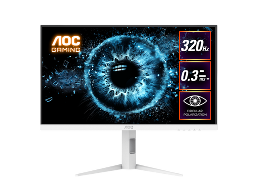 AOC Q27G4SL/WS 27in Fast IPS Gaming Monitor – 1440p – 320Hz – 1ms – HDR 450 – sRGB 125%