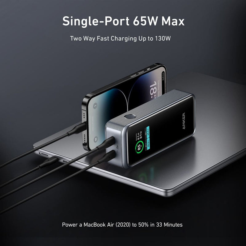 ANKER PRIME 12K mAh 130W POWER BANK (BLACK) - A1335011