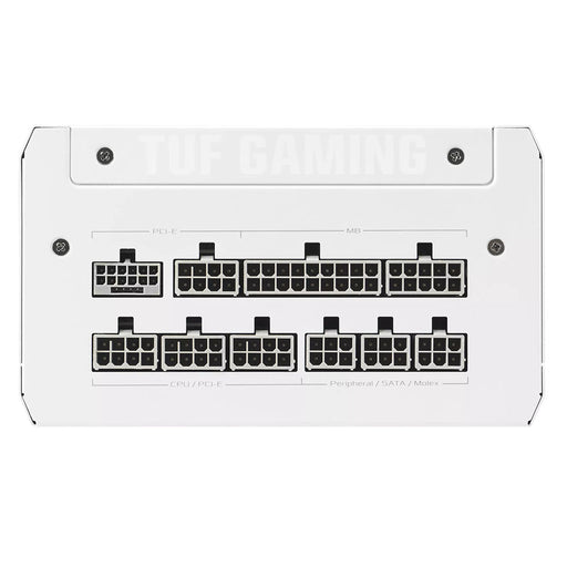 ASUS TUF-GAMING-1000G WHITE 1000W 80 Plus Gold Fully Modular PSU, Japanese Capacitors.135mm Fan, Dual Ball Fan Bearings, 10YW