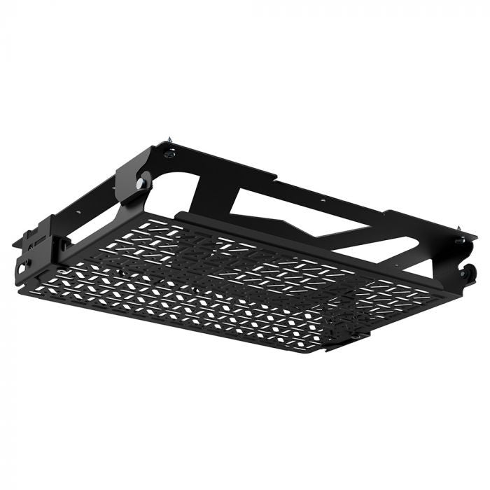 ATDEC UNDER DESK MEDIA STORAGE HINGED PANEL, 8KG, 418x311x61mm, 10YR WTY, BLACK - AD-AC-PH-B