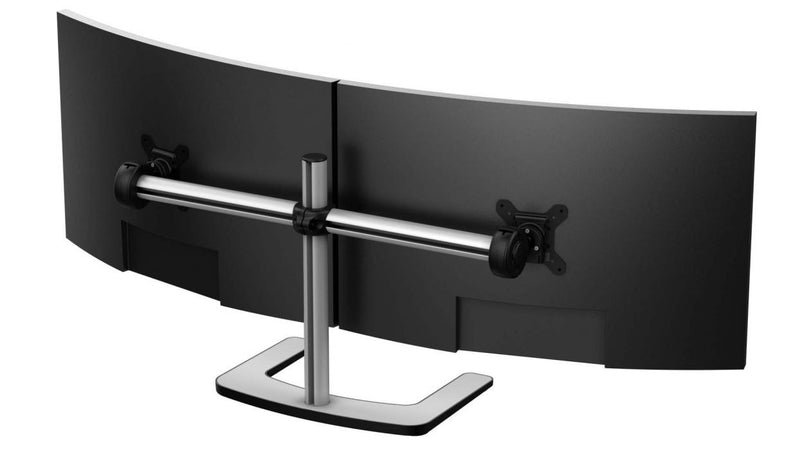 ATDEC DUAL MONITOR DESK STAND, UP TO 32" & 12KG, VESA UP TO 100x100, HORIZONTAL,10 YR WTY - VFS-DH