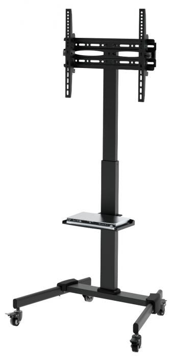 ATDEC MOBILE CART FOR LIGHTWEIGHT DISPLAYS UPTO 20KG (32"-55"), VESA UPTO 400X400, H/ADJ,5 - AD-TVC-20