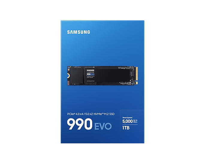 Samsung 990 EVO M.2 SSD 1TB, black