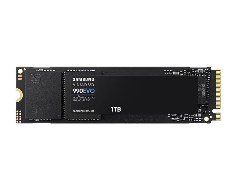 Samsung 990 EVO 1TB PCIe Gen4/5 NVMe SSD 5000MB/s