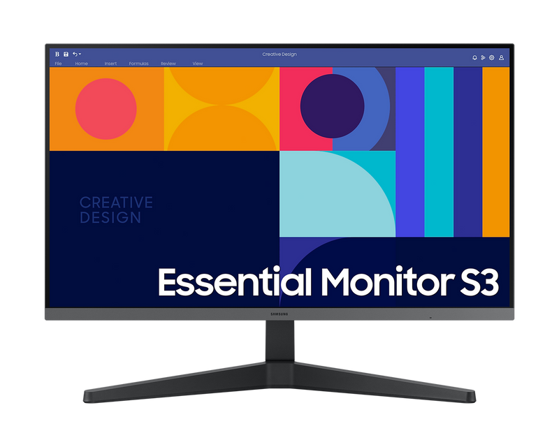 SAMSUNG S33GC 27 INCH MONITOR, FHD IPS, HDMI, VESA, 3YR