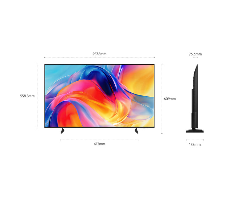 Samsung M70H 43in UHD Mini LED Smart TV HDR10+ WiFi Bluetooth HDMI LAN